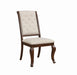 Brockway Tufted Dining Chairs Cream and Antique Java (Set of 2) - Couch Potato Furniture & Mattress (CA) - Multi Location