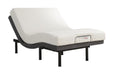 Negan Eastern King Adjustable Bed Base Grey and Black - Couch Potato Furniture & Mattress (CA) - Multi Location