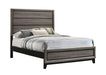 Watson Full Panel Bed Grey Oak - Couch Potato Furniture & Mattress (CA) - Multi Location