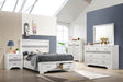 Miranda Full Storage Bed White - Couch Potato Furniture & Mattress (CA) - Multi Location