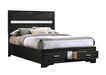 Miranda Full Storage Bed Black - Couch Potato Furniture & Mattress (CA) - Multi Location