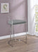 Thermosolis Acrylic Back Bar Stools Grey and Chrome (Set of 2) - Couch Potato Furniture & Mattress (CA) - Multi Location