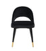 Lindsey Arched Back Upholstered Side Chairs Black (Set of 2) - Couch Potato Furniture & Mattress (CA) - Multi Location