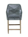 Nakia Woven Rope Back Counter Height Stools (Set of 2) - Couch Potato Furniture & Mattress (CA) - Multi Location