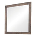 Frederick Square Dresser Mirror Weathered Oak - Couch Potato Furniture & Mattress (CA) - Multi Location