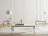 Luna Square End Table White and Chrome - Couch Potato Furniture & Mattress (CA) - Multi Location