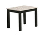 Bates Faux Marble 3-piece Occasional Table Set White and Black - Couch Potato Furniture & Mattress (CA) - Multi Location