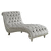 Lydia Tufted Cushion Chaise with Nailhead Trim Grey - Couch Potato Furniture & Mattress (CA) - Multi Location