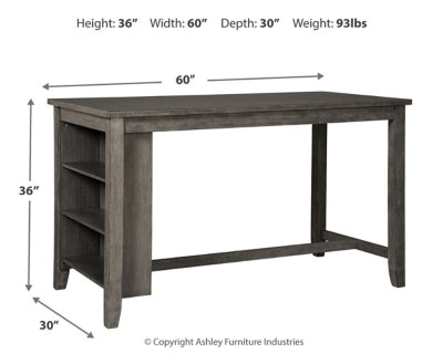 Caitbrook Counter Height Dining Table - Couch Potato Furniture & Mattress (CA) - Multi Location