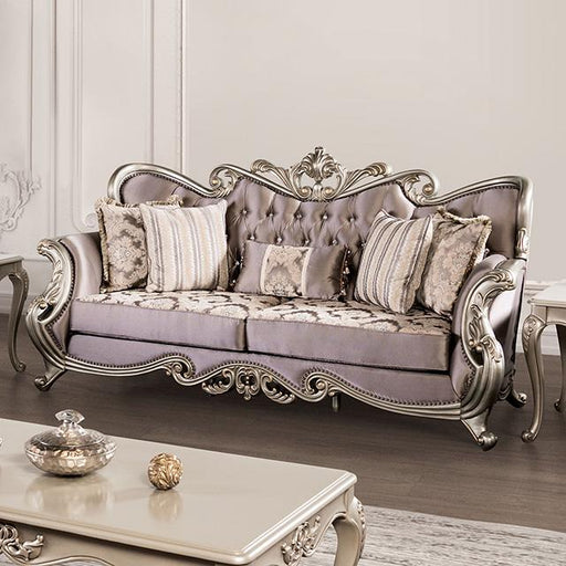 Albacete Sofa Campage & Walnut - Couch Potato Furniture & Mattress (CA) - Multi Location