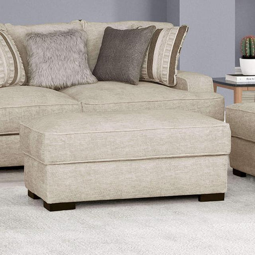 ARDENFOLD Ottoman, Beige & Gray - Couch Potato Furniture & Mattress (CA) - Multi Location