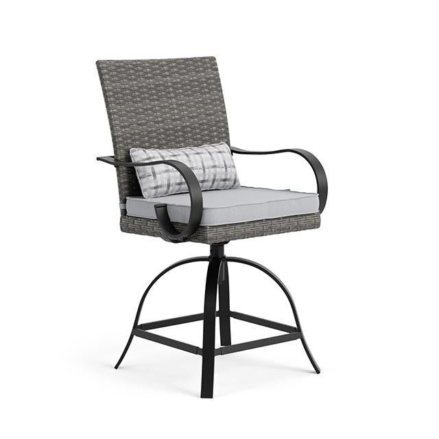 Arosa Counter Ht. Swivel Arm Chair (2/CTN) - Couch Potato Furniture & Mattress (CA) - Multi Location