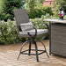 Arosa Counter Ht. Swivel Arm Chair (2/CTN) - Couch Potato Furniture & Mattress (CA) - Multi Location
