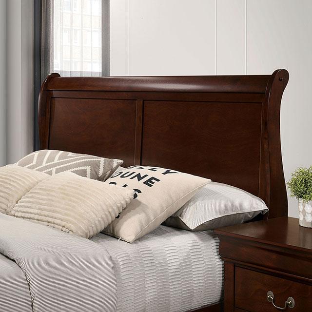 Louis Philippe Full, Twin, Full, & King Bed Black, Grey, Brown & White - Couch Potato Furniture & Mattress (CA) - Multi Location