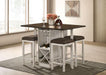 BINGHAM Counter Ht. Table w/ 2 x 15" Leaves - Couch Potato Furniture & Mattress (CA) - Multi Location