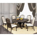 Arcadia Rustic Natural Tone Round Dining Table - Couch Potato Furniture & Mattress (CA) - Multi Location
