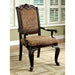 BELLAGIO Brown Cherry/Pattern Fabric Arm Chair (2/CTN) - Couch Potato Furniture & Mattress (CA) - Multi Location