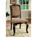 BELLAGIO Brown Cherry/Pattern Fabric Side Chair (2/CTN) - Couch Potato Furniture & Mattress (CA) - Multi Location