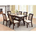 BRENT Dark Cherry/Ivory Side Chair (2/CTN) - Couch Potato Furniture & Mattress (CA) - Multi Location