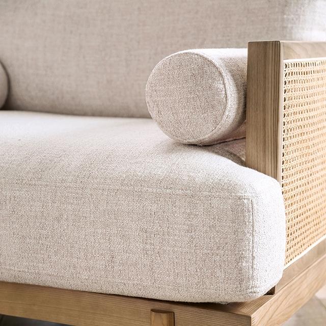ALESUND Chair, Beige/Light Oak - Couch Potato Furniture & Mattress (CA) - Multi Location