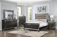 CALANDRIA Mirror w/ LED, Gray - Couch Potato Furniture & Mattress (CA) - Multi Location