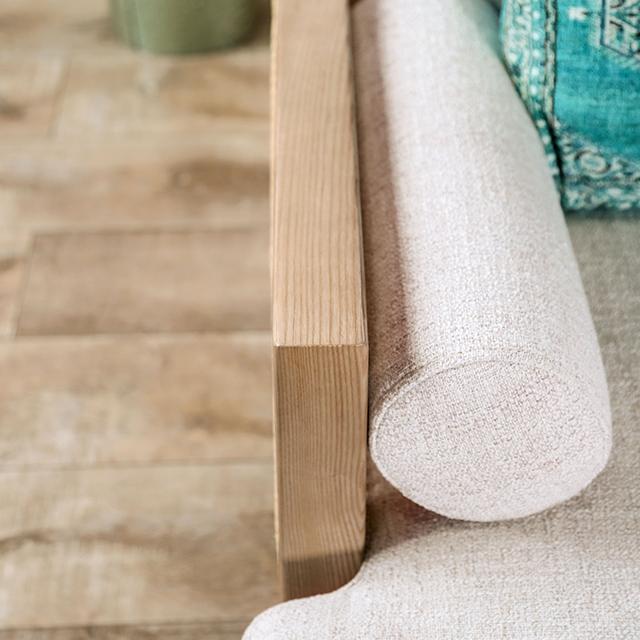 ALESUND Chair, Beige/Light Oak - Couch Potato Furniture & Mattress (CA) - Multi Location