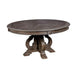 Arcadia Rustic Natural Tone Round Dining Table - Couch Potato Furniture & Mattress (CA) - Multi Location