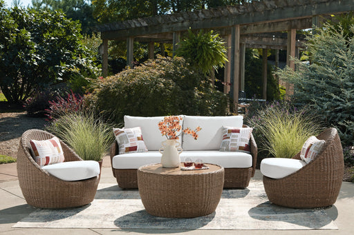 Double Point Outdoor Seating Set - Couch Potato Furniture & Mattress (CA) - Multi Location
