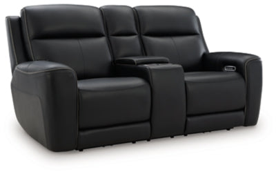 5Z-Relaxation Power Reclining Loveseat with Console - Couch Potato Furniture & Mattress (CA) - Multi Location