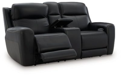 5Z-Relaxation Power Reclining Loveseat with Console - Couch Potato Furniture & Mattress (CA) - Multi Location
