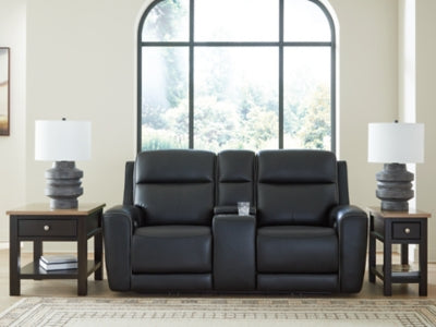 5Z-Relaxation Power Reclining Loveseat with Console - Couch Potato Furniture & Mattress (CA) - Multi Location