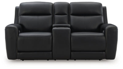 5Z-Relaxation Power Reclining Loveseat with Console - Couch Potato Furniture & Mattress (CA) - Multi Location