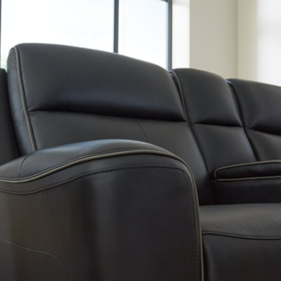 5Z-Relaxation Power Reclining Loveseat with Console - Couch Potato Furniture & Mattress (CA) - Multi Location