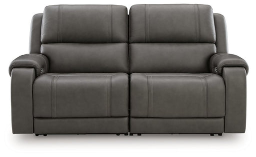 5Z - Pittson Power Reclining Sectional Loveseat - Couch Potato Furniture & Mattress (CA) - Multi Location