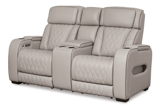 Boyington Power Reclining Loveseat with Console - Couch Potato Furniture & Mattress (CA) - Multi Location