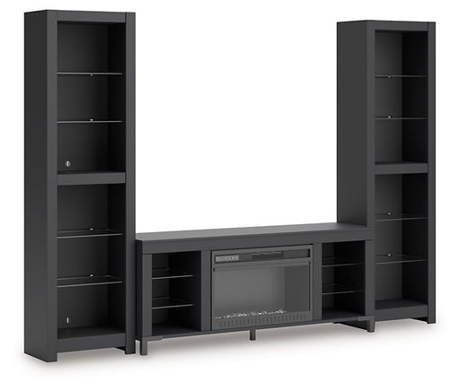 Cayberry Entertainment Center with Electric Fireplace - Couch Potato Furniture & Mattress (CA) - Multi Location