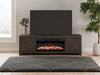 Cayboni 71" TV Stand with Electric Fireplace - Couch Potato Furniture & Mattress (CA) - Multi Location