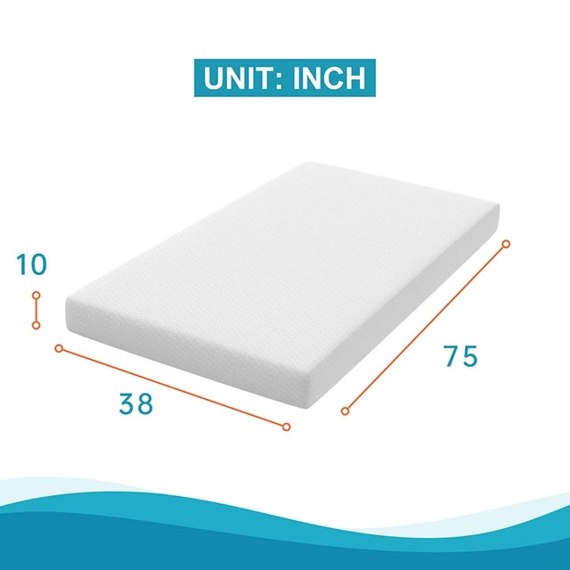 Artemisia 10" E.King, Full, Twin, & Queen Memory Foam Mattress