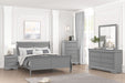 Louis Philippe Full, Twin, Full, & King Bed Black, Grey, Brown & White - Couch Potato Furniture & Mattress (CA) - Multi Location