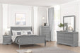 Louis Philippe Queen Bedroom Set - Couch Potato Furniture & Mattress (CA) - Multi Location