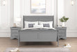 Louis Philippe Full, Twin, Full, & King Bed Black, Grey, Brown & White - Couch Potato Furniture & Mattress (CA) - Multi Location