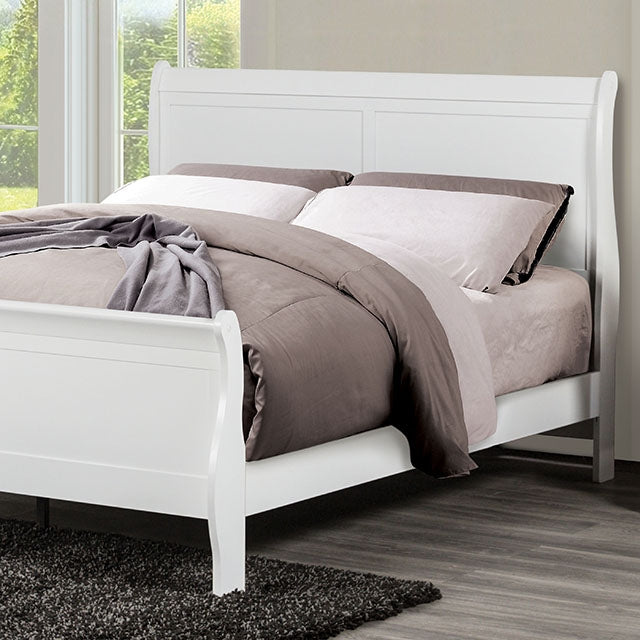 Louis Philippe Queen Bedroom Set - Couch Potato Furniture & Mattress (CA) - Multi Location