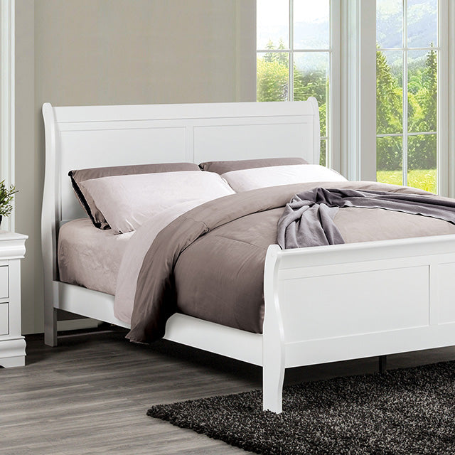 Louis Philippe Queen Bedroom Set - Couch Potato Furniture & Mattress (CA) - Multi Location