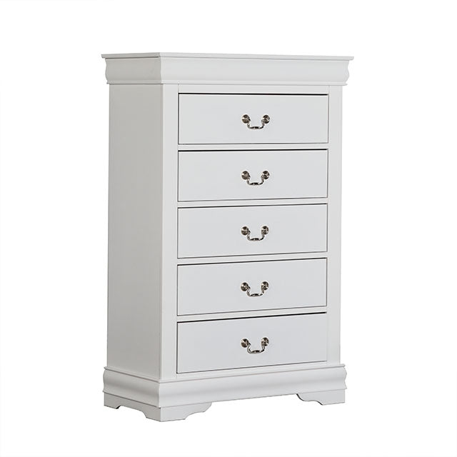 Louis Philippe Queen Bedroom Set - Couch Potato Furniture & Mattress (CA) - Multi Location