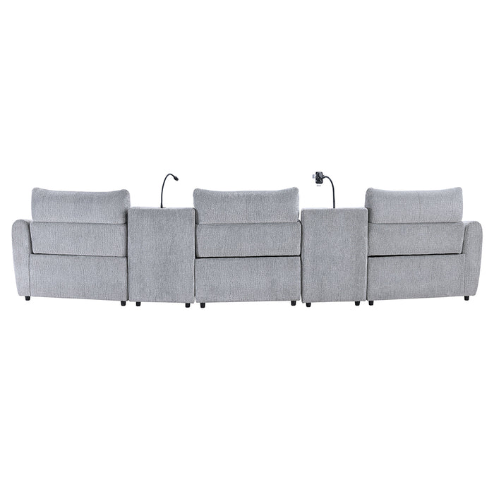 Modular Power Motion Armless Recliner