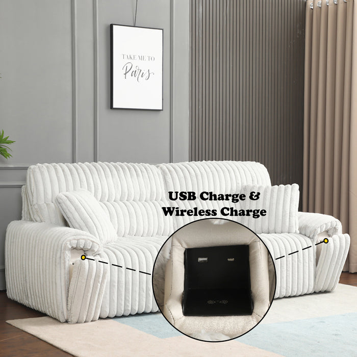 Power Motion Sofa w/Sleeper & USB Port